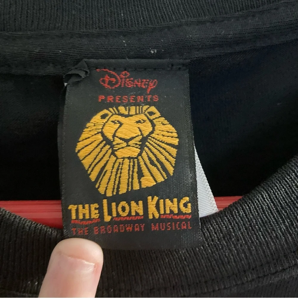 Lion King On Tour The Musical Shirt Musical Broadway Size Large - Picture 2 of 4